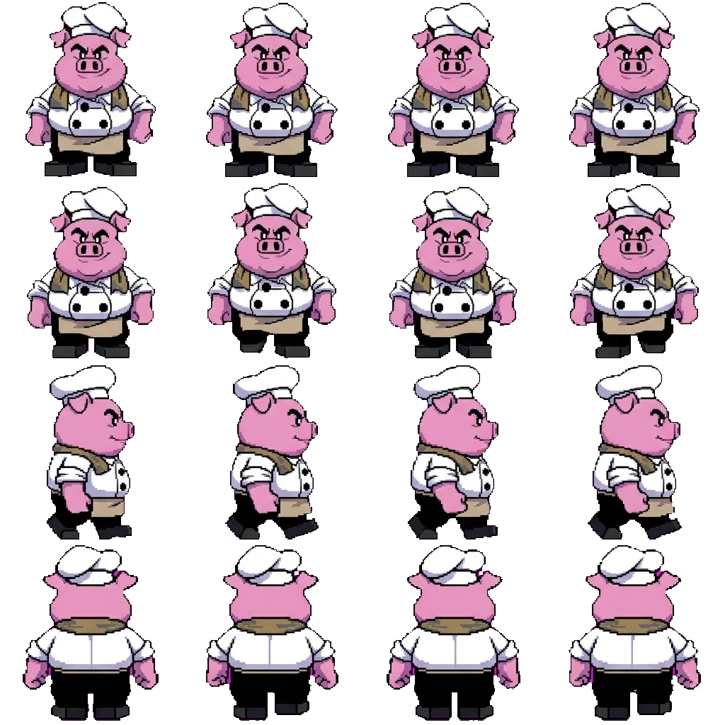 Pigsy movement sprite