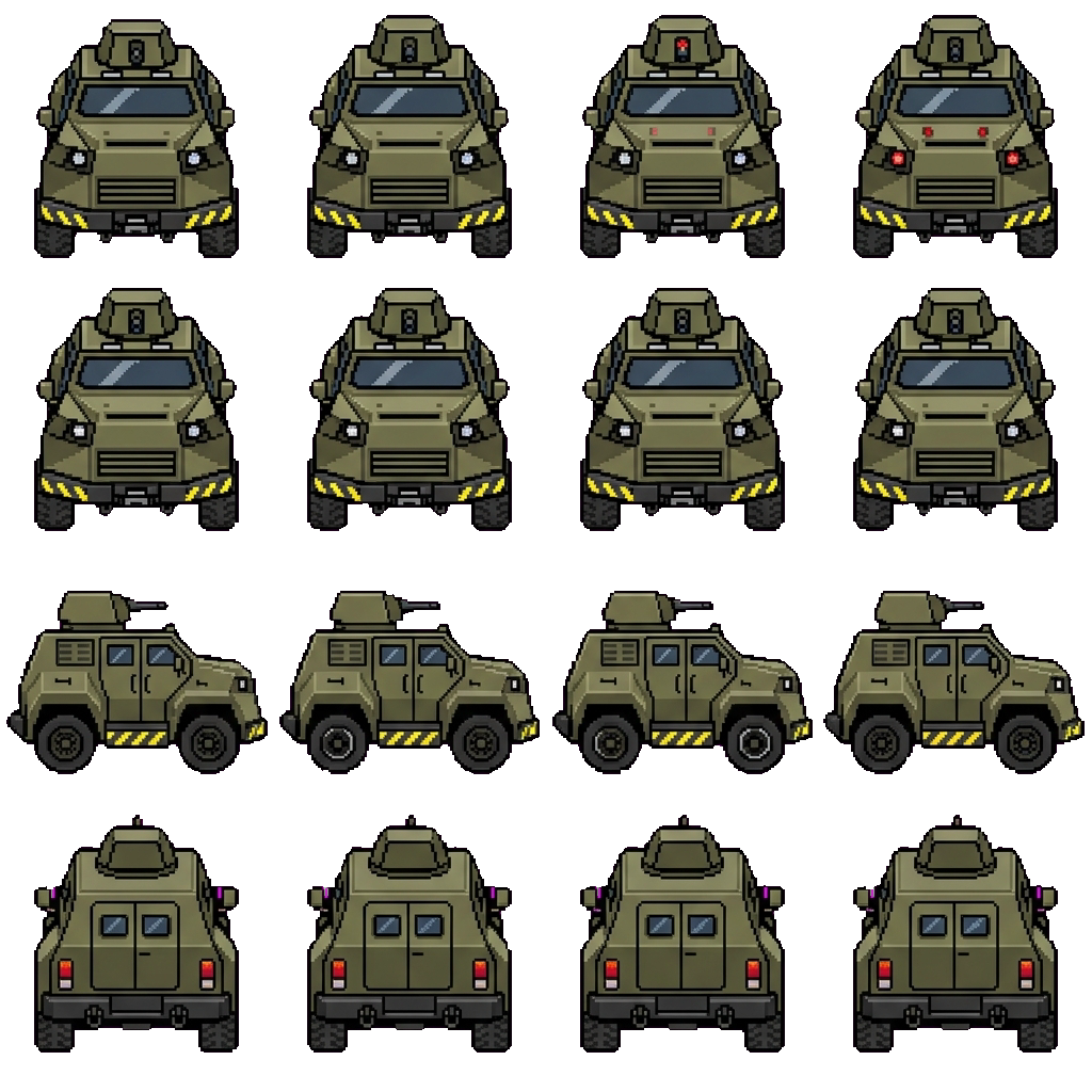 Titus movement sprite
