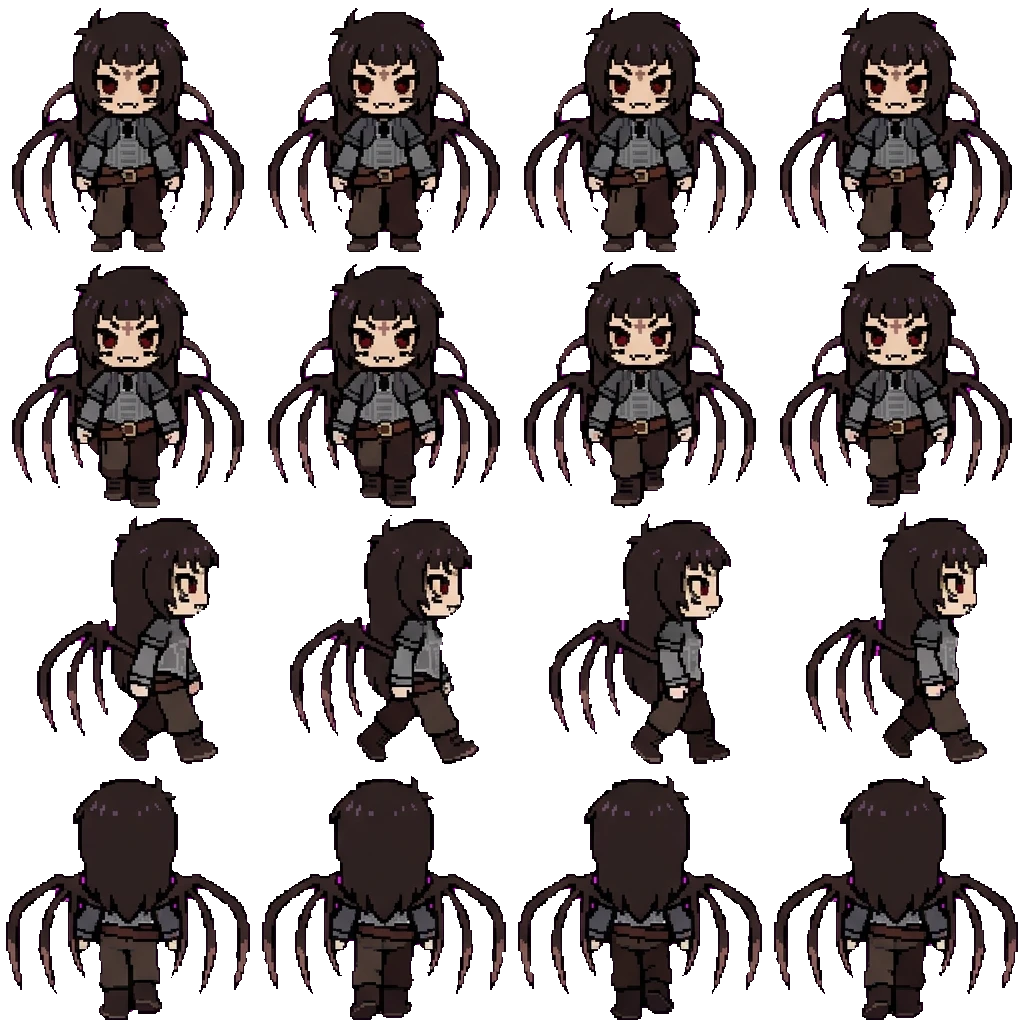 Widow movement sprite