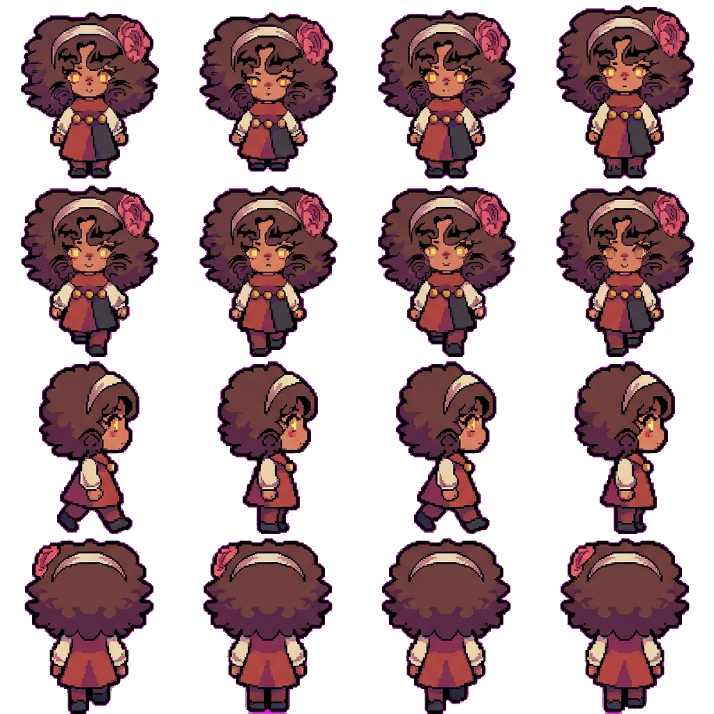 Athena movement sprite