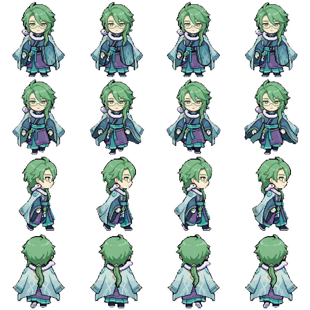 Bai Zhu movement sprite