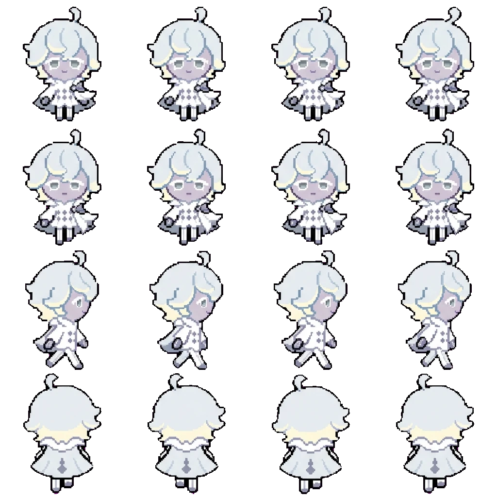 Sunshine Cookie movement sprite