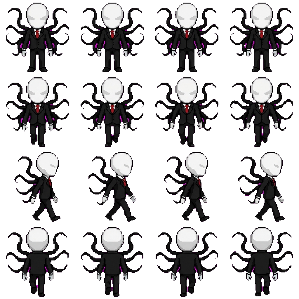 Slenderman movement sprite