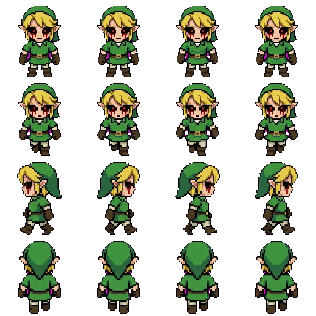 Ben Drowned movement sprite
