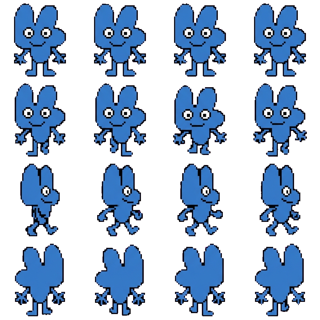 Four movement sprite