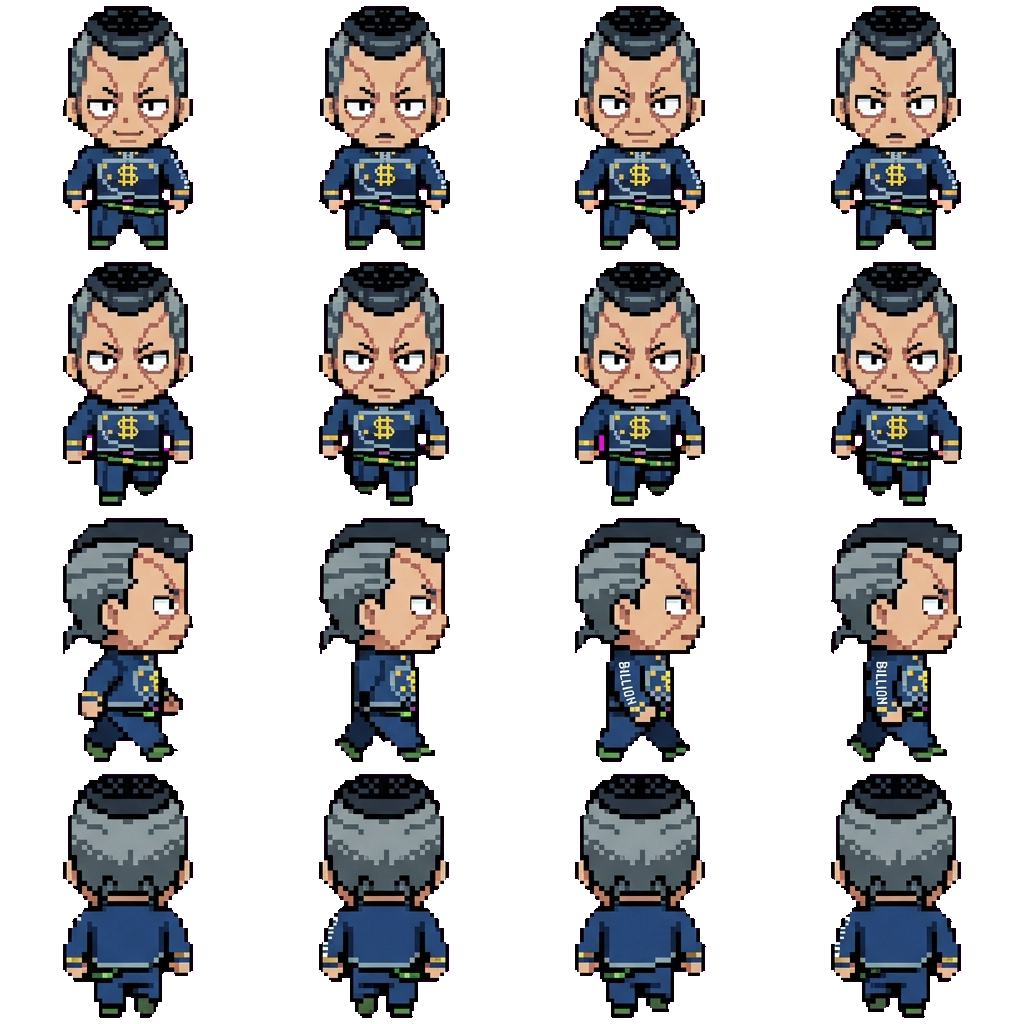 Okuyasu Nijimura movement sprite