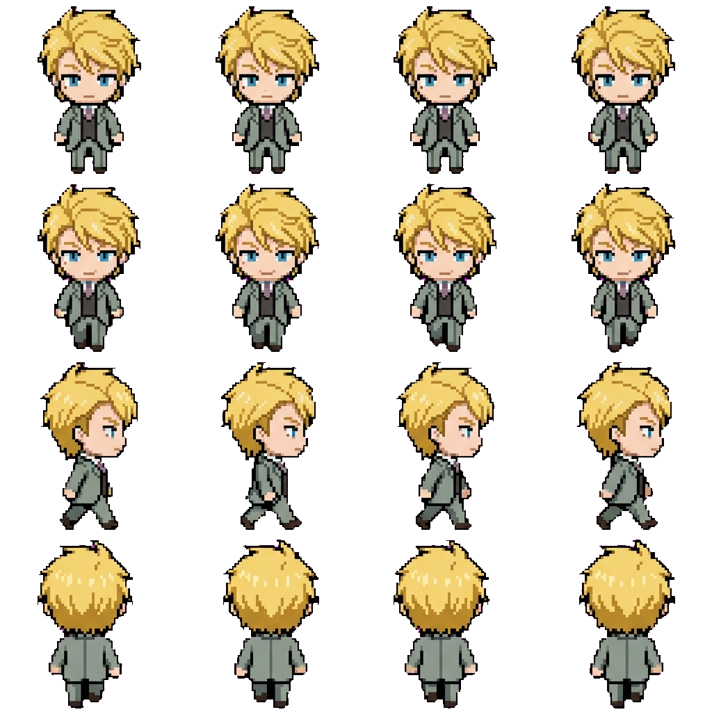 Джеймс Бонд movement sprite