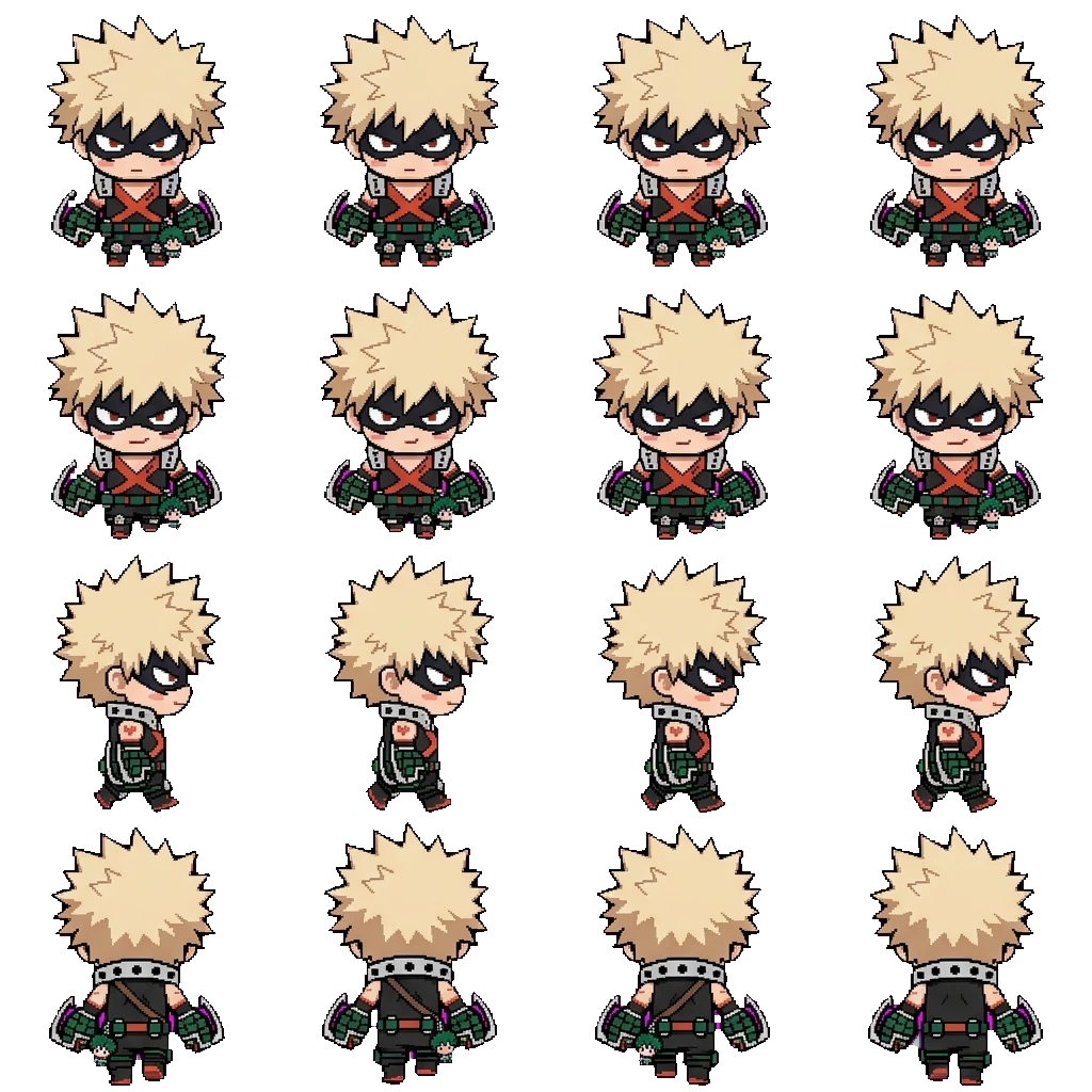 Katsuki bakugou movement sprite