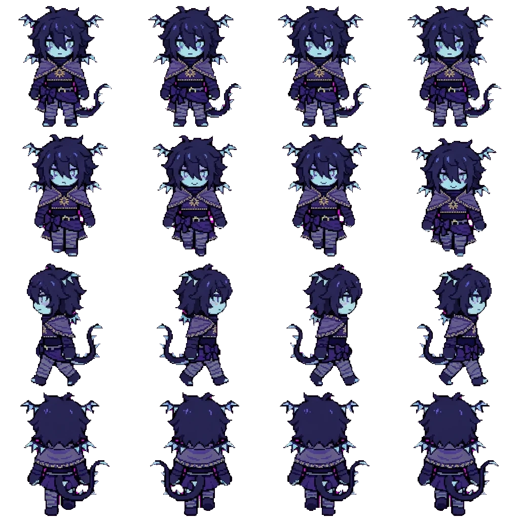 Two time movement sprite