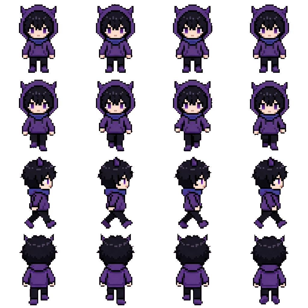 Kuro movement sprite