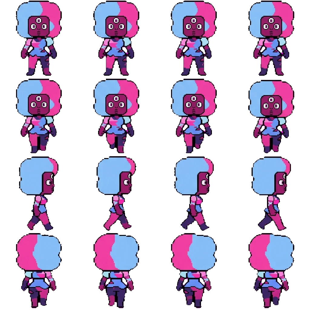 Garnet movement sprite