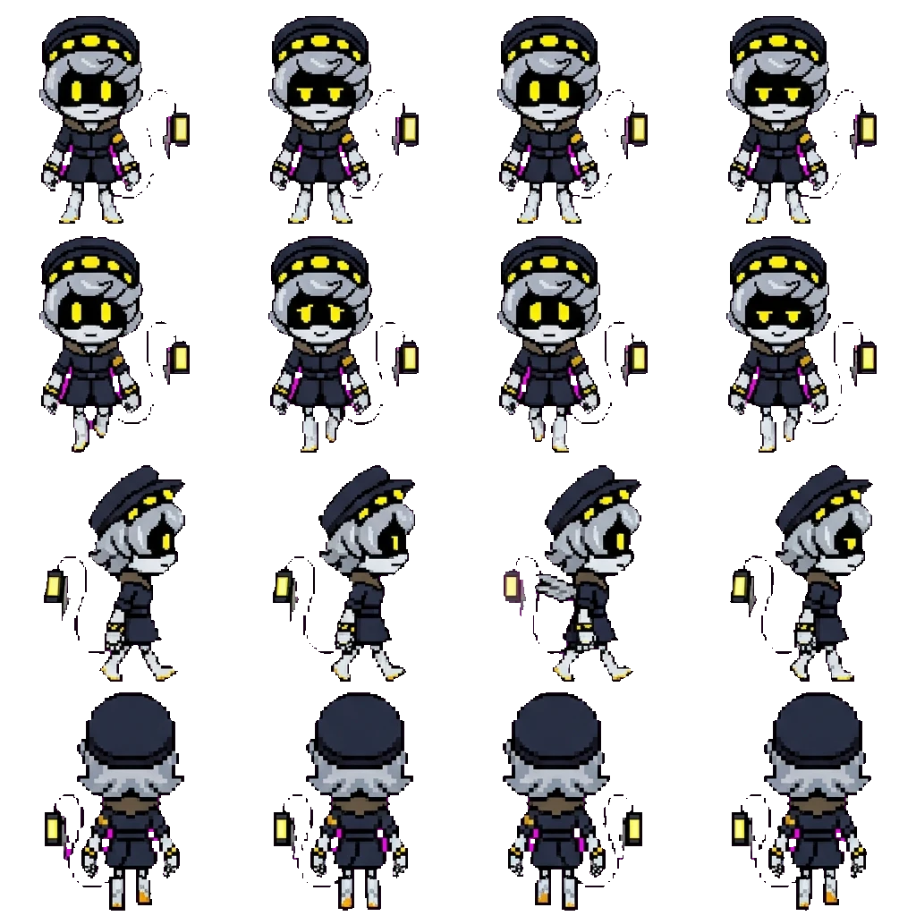 N movement sprite