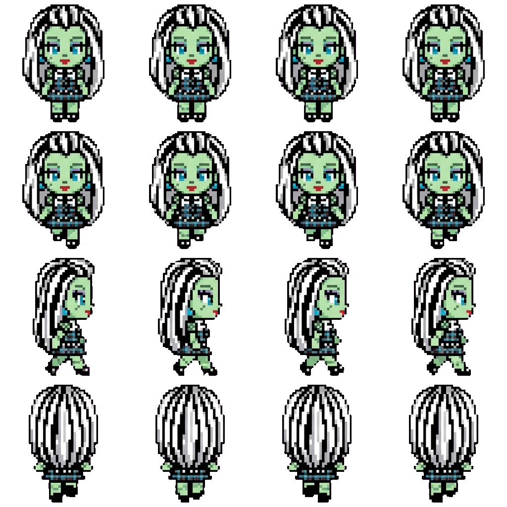 Frankie stein movement sprite