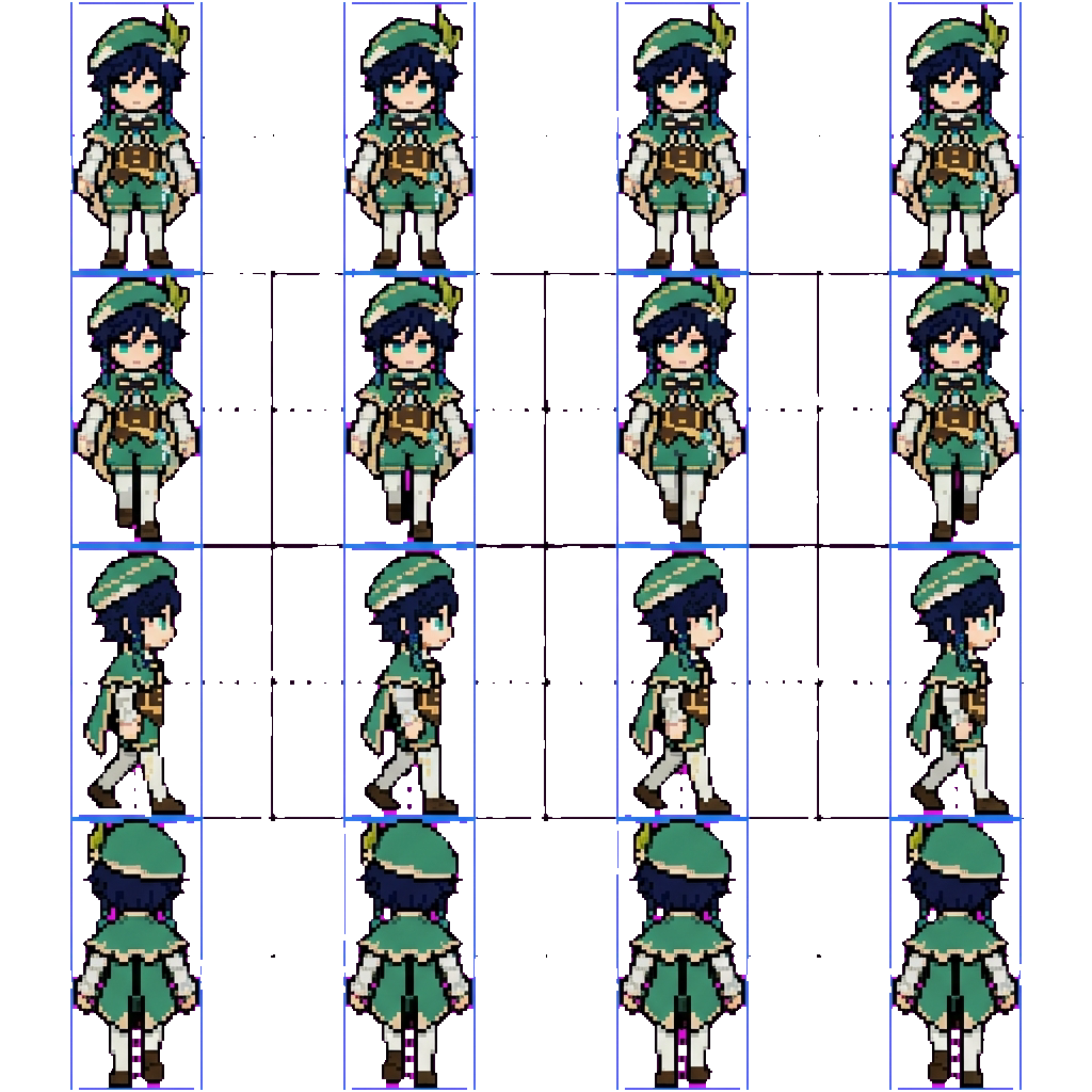 Venti movement sprite