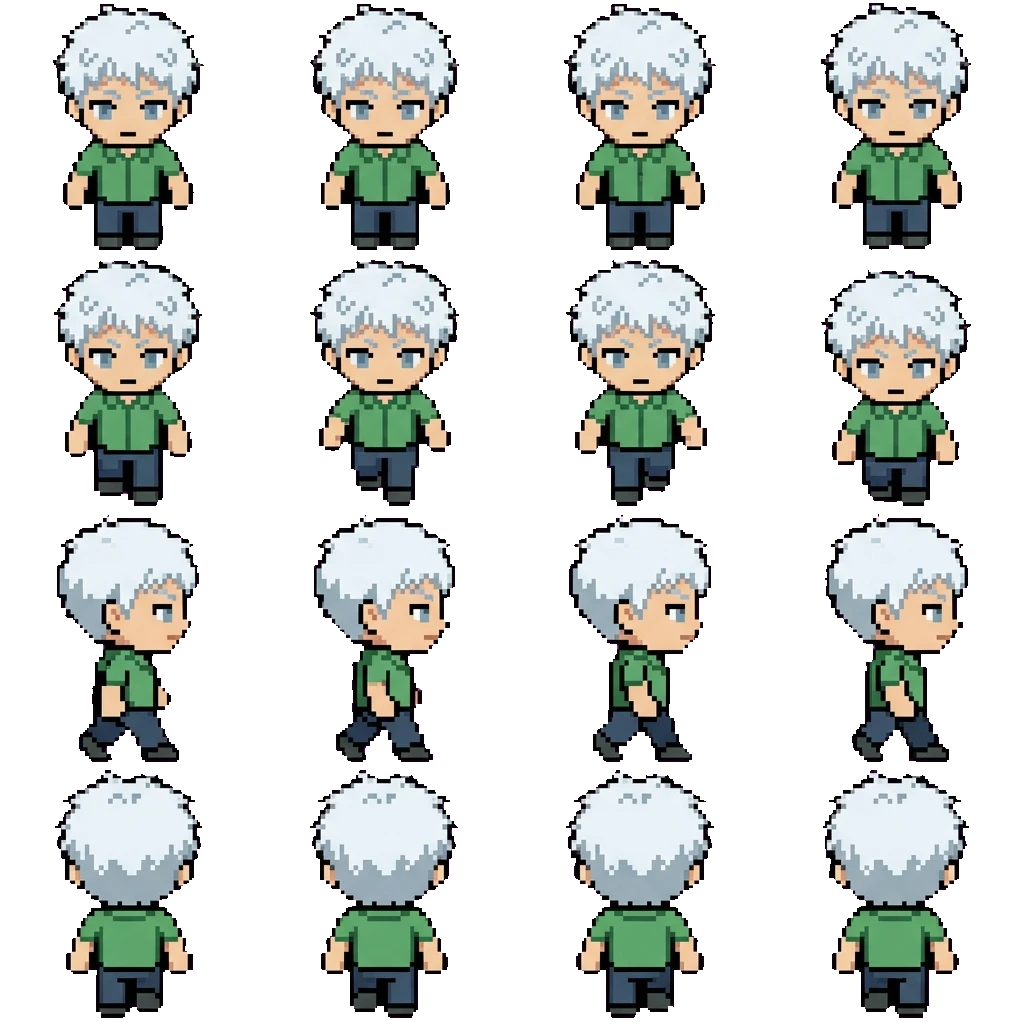 Hikaru movement sprite