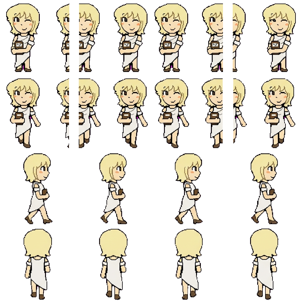 Bernadette movement sprite