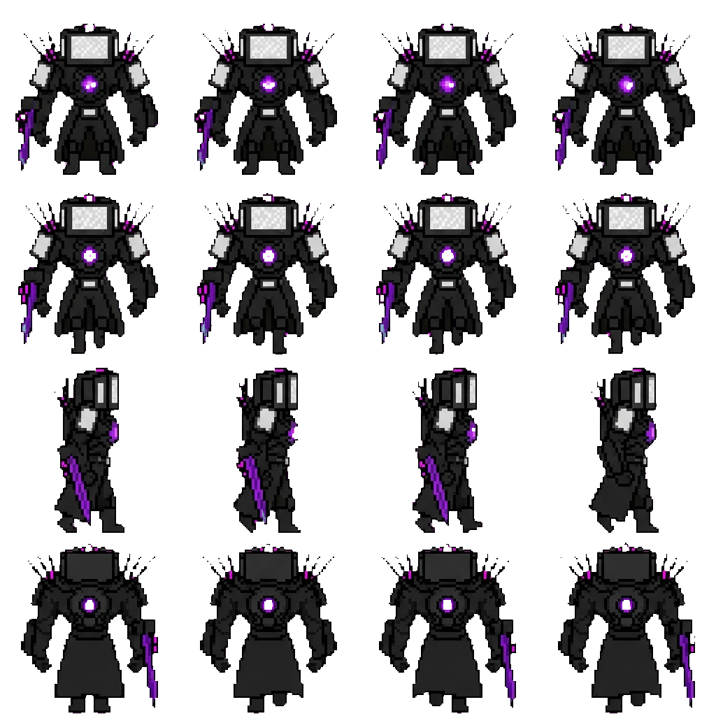 Titan TV Man movement sprite