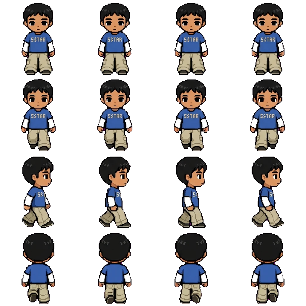 Leonardo movement sprite