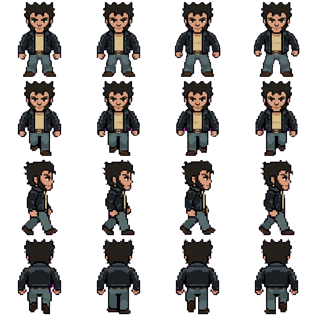 Logan movement sprite