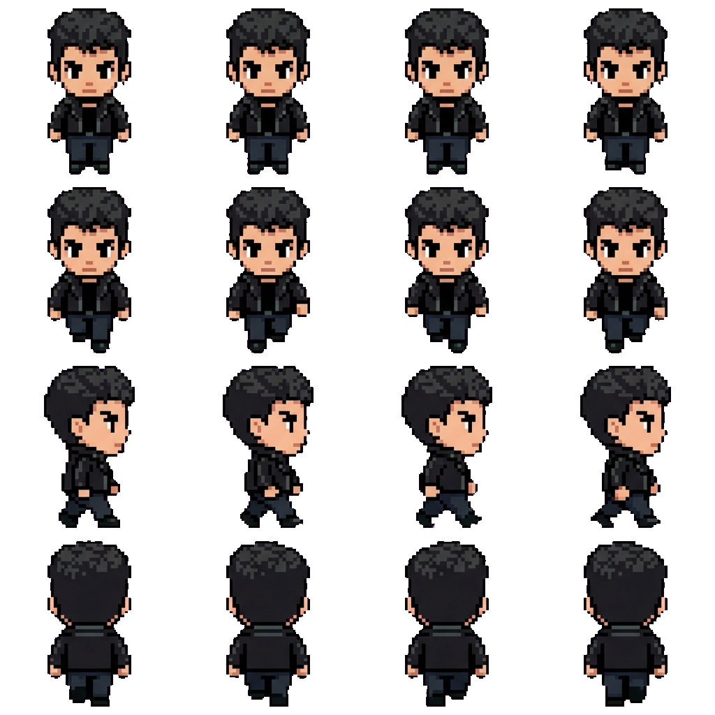 Curly Shepard movement sprite