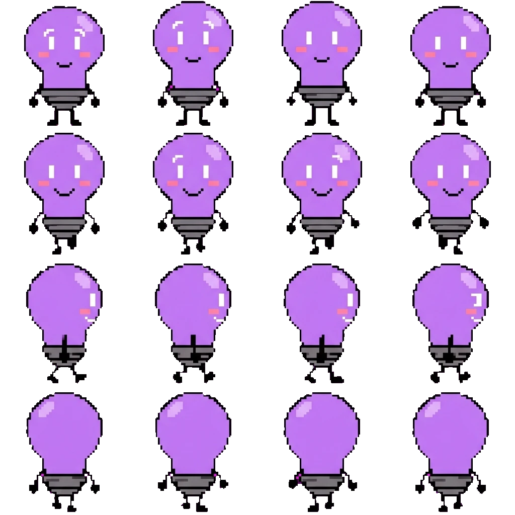 Lightbulb movement sprite