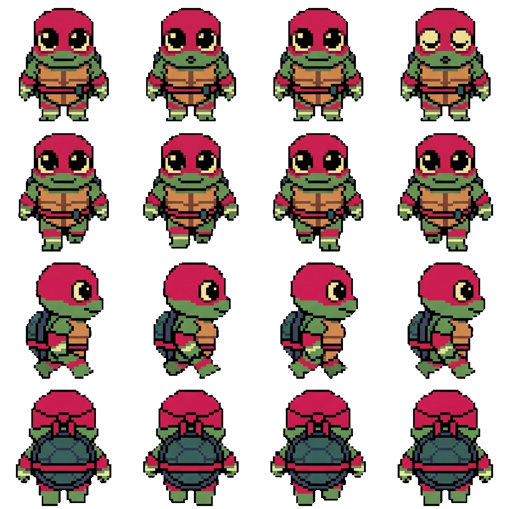 Raph movement sprite