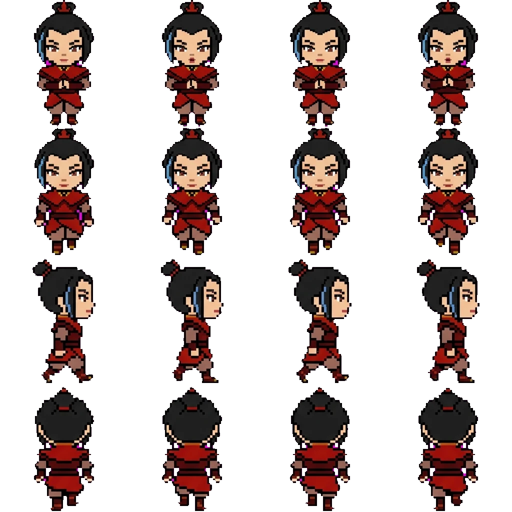 Azula movement sprite