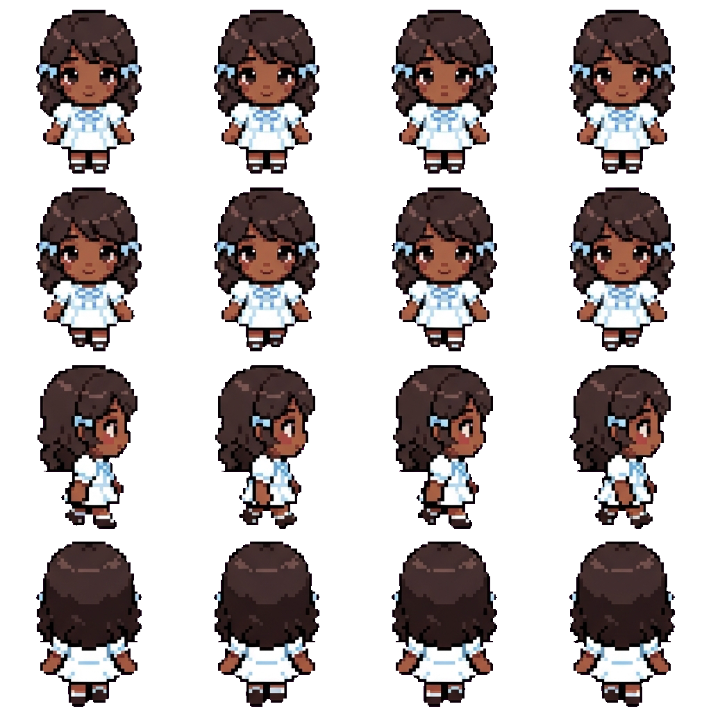 Cecelia movement sprite