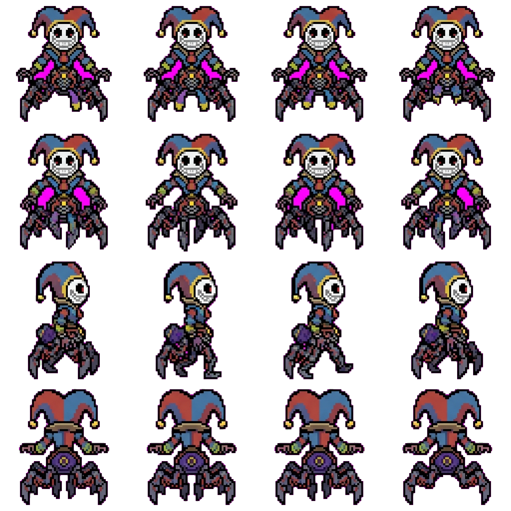 The prototype movement sprite