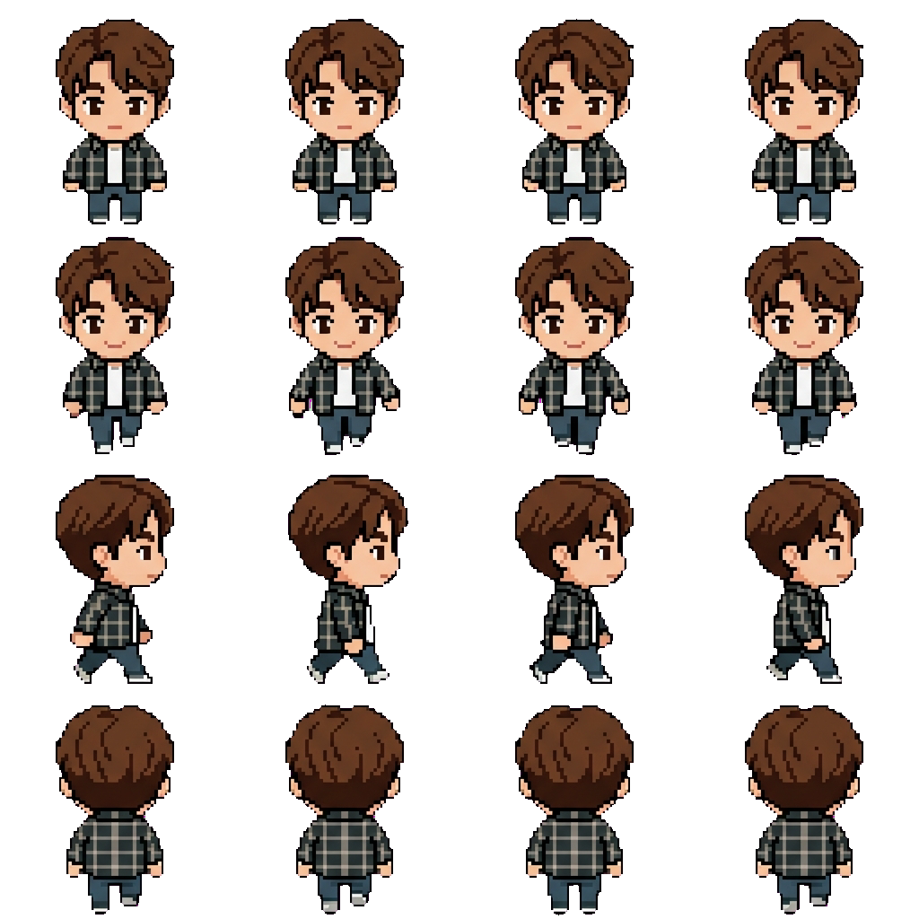 미남 movement sprite