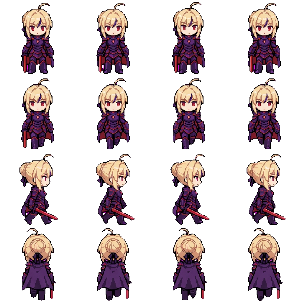 Sharpness movement sprite