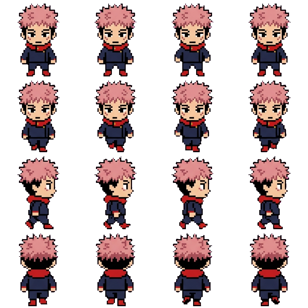 Itadori Yuji movement sprite
