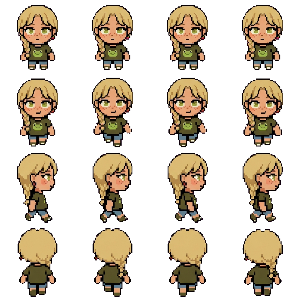 Hazel movement sprite