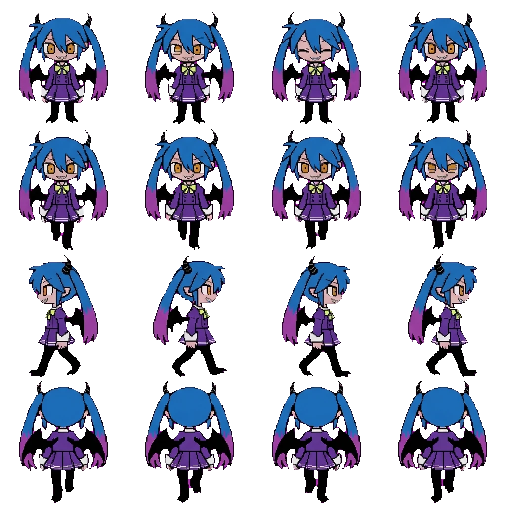 Miku (Exorcist Ver) movement sprite