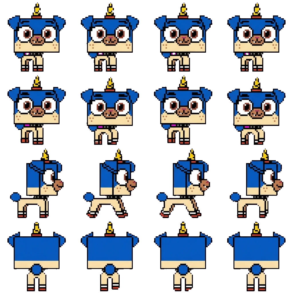 Puppycorn movement sprite