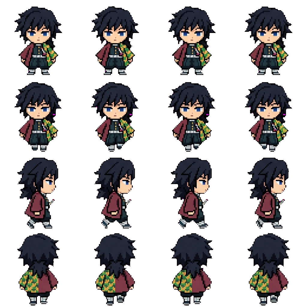 Giyuu Tomioka movement sprite