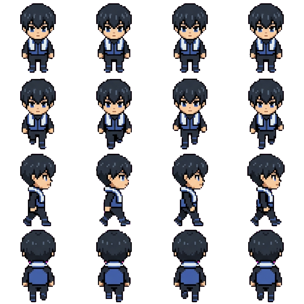 Yoichi isagi movement sprite
