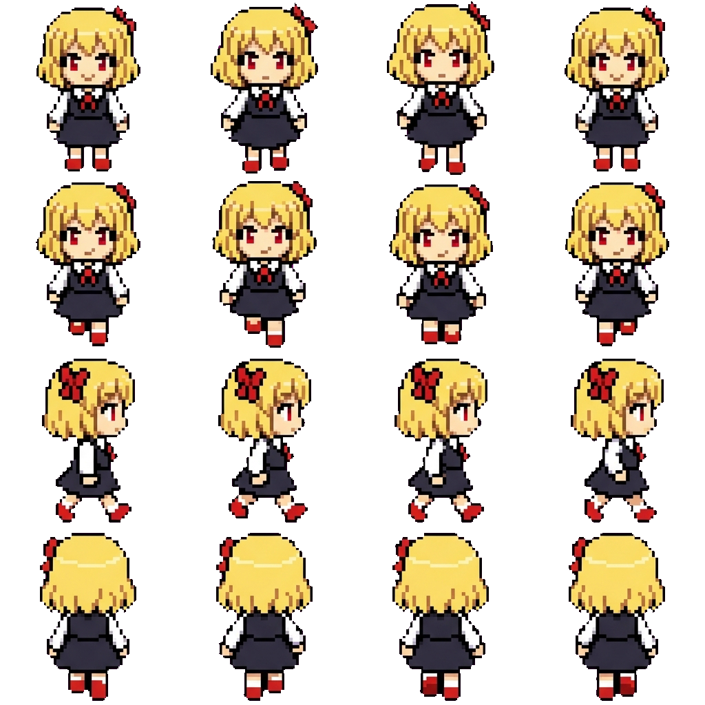 Rumia movement sprite