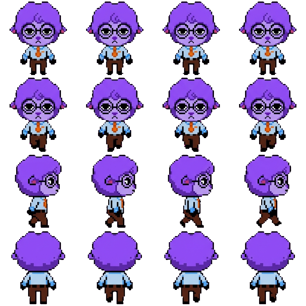 New secretary movement sprite