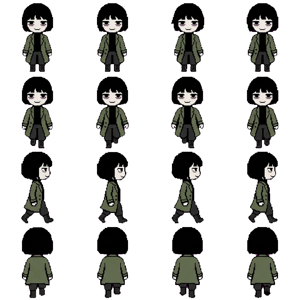 Masa/Mass movement sprite