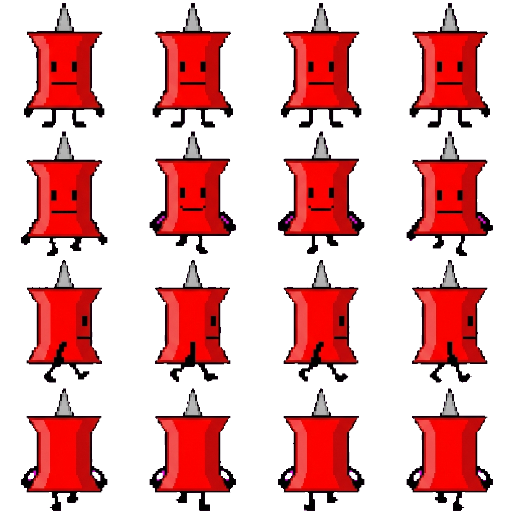 Pin movement sprite