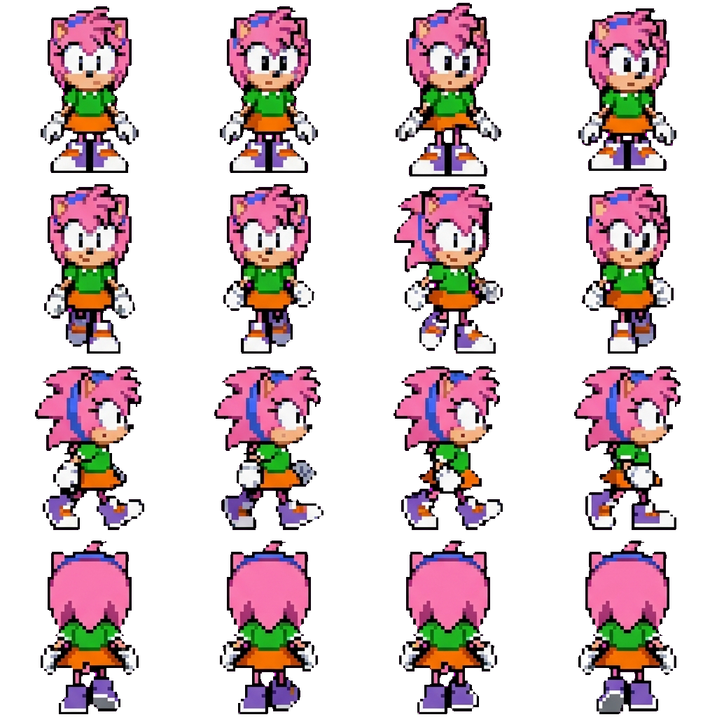 Amy movement sprite