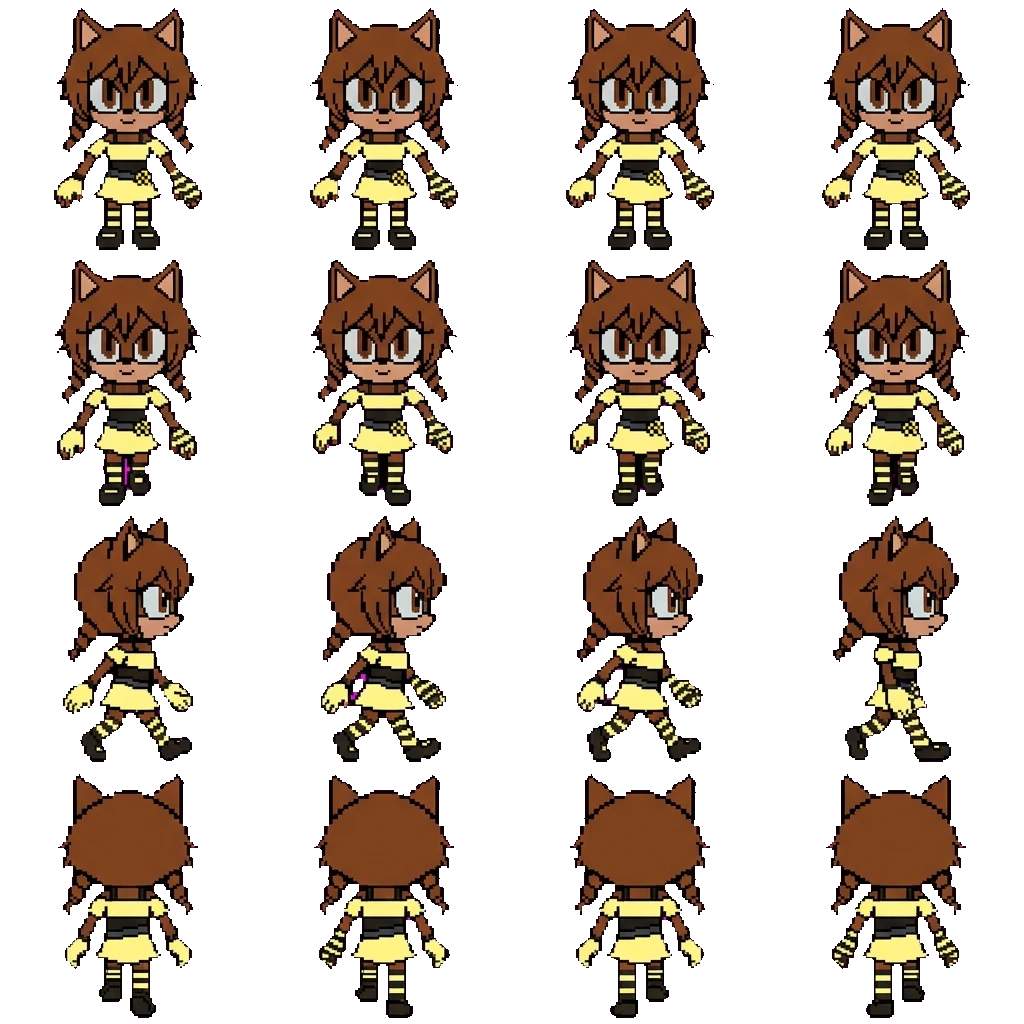 Michelle movement sprite