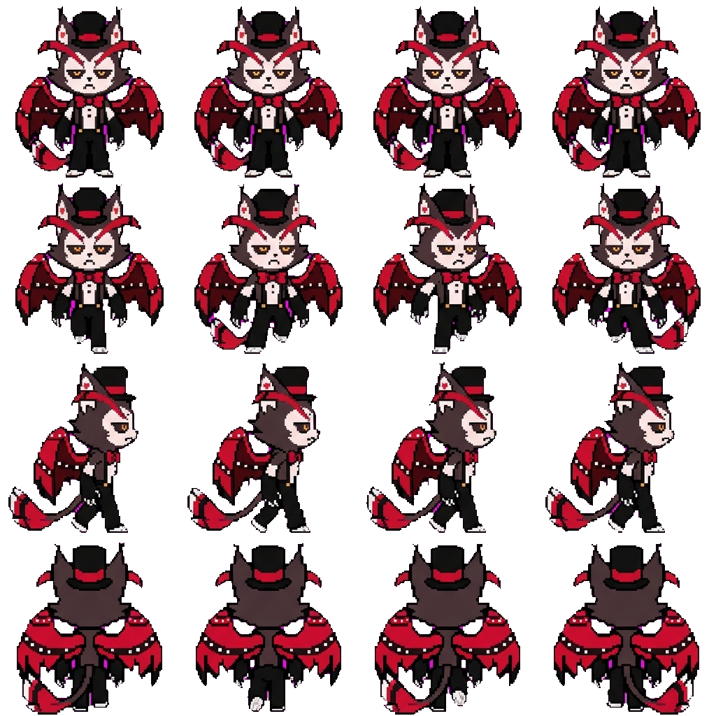 Husker movement sprite