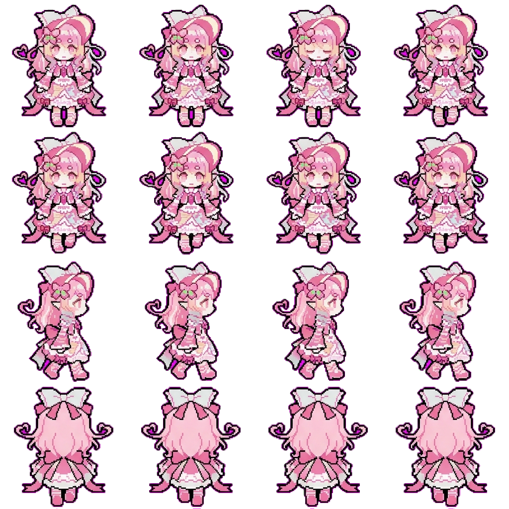 Kaori movement sprite