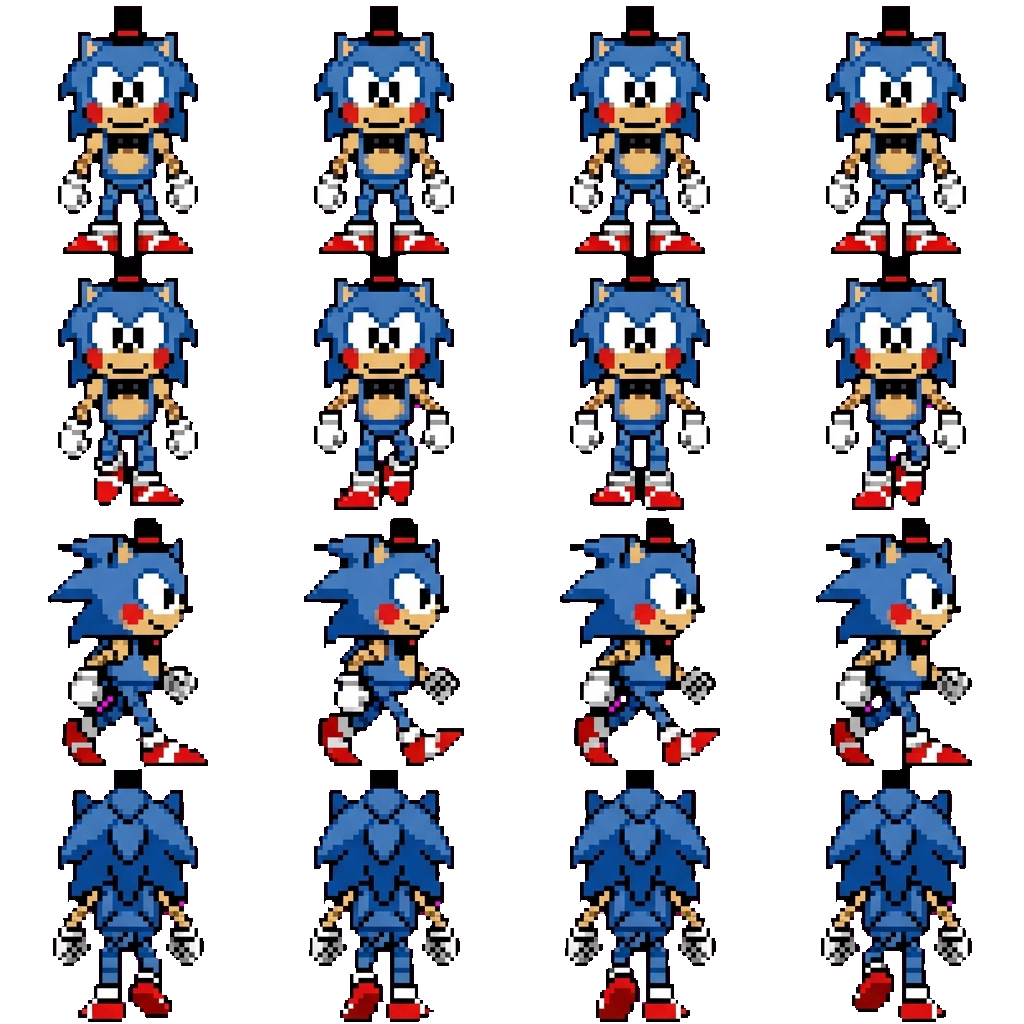 Toy Sonic movement sprite