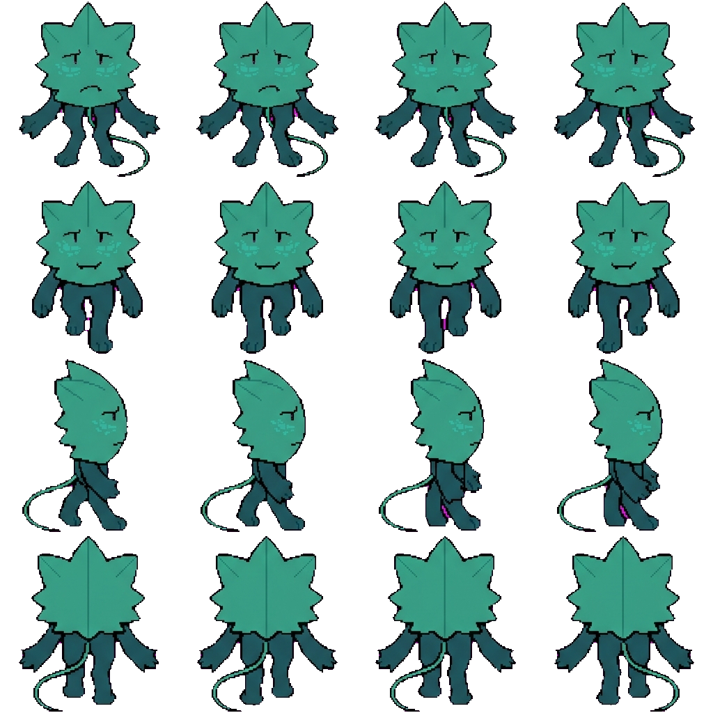 Minty movement sprite