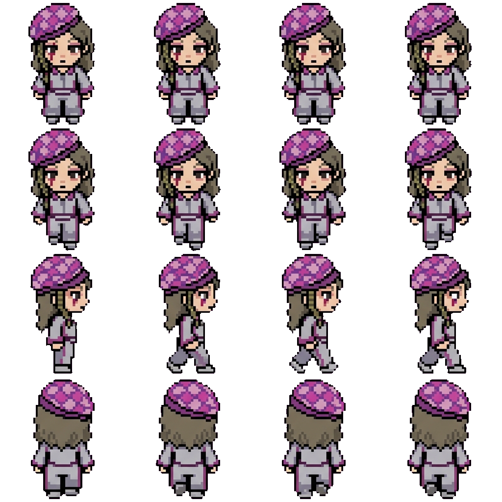 Julieta movement sprite