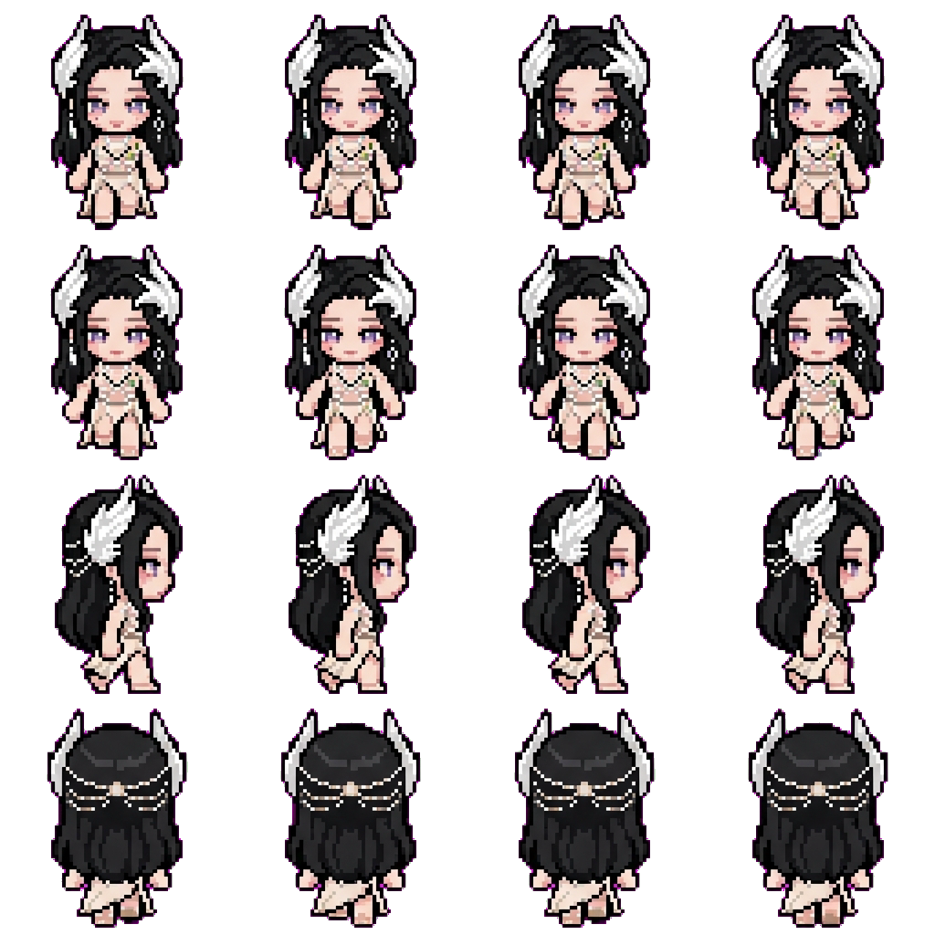 Xiangling movement sprite