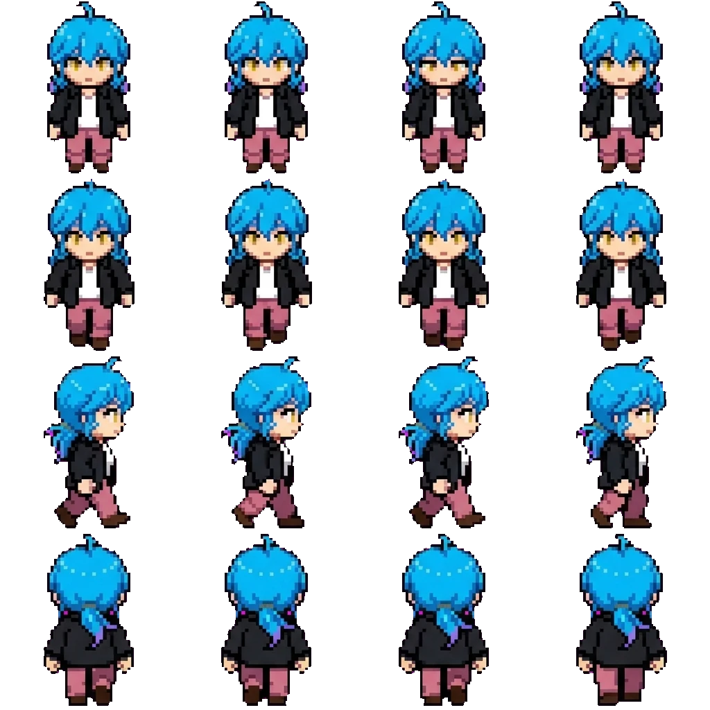 Akira movement sprite